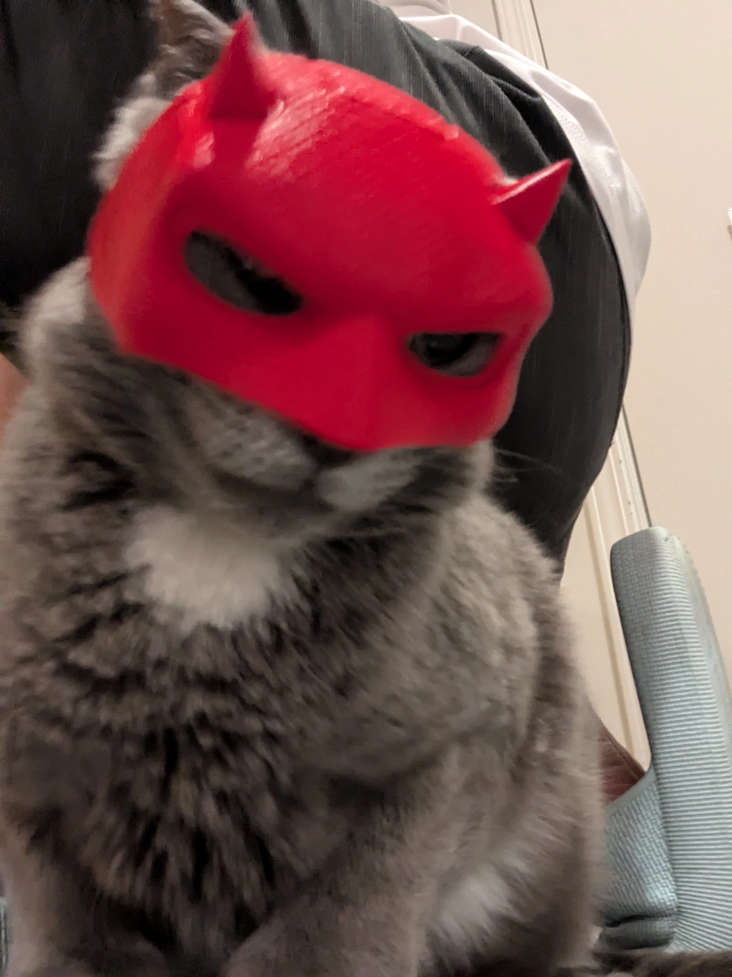 3d Printed Daredevil Cat Mask - Image 7