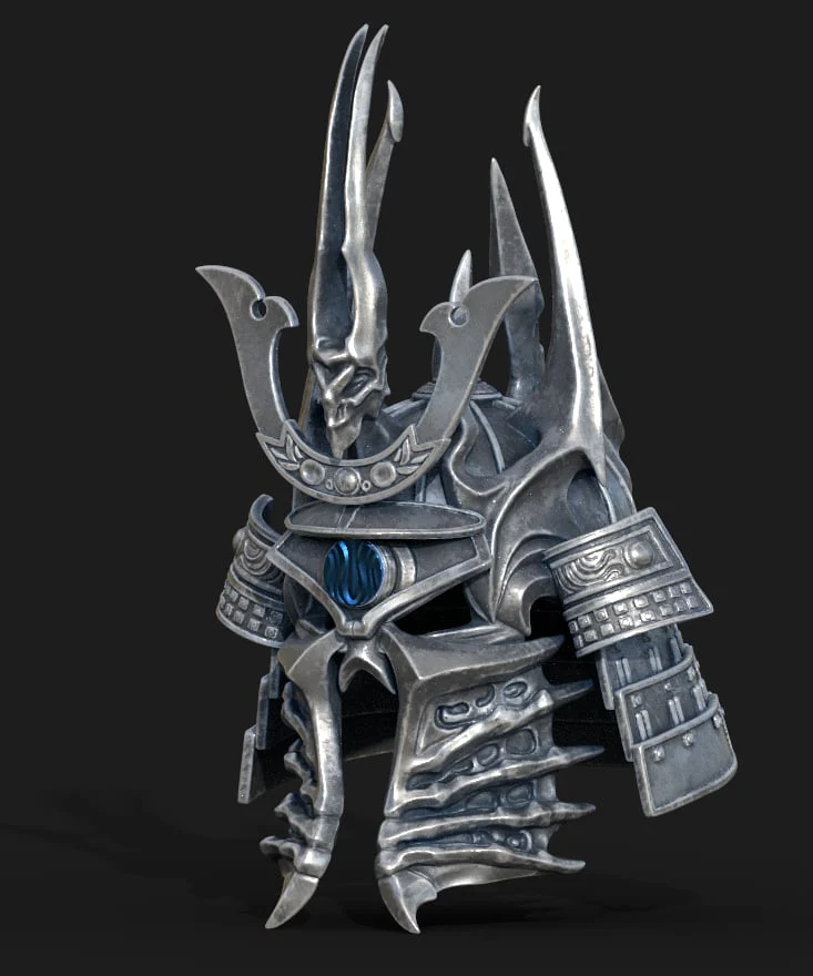 Arthas Samurai Helmet - Image 3