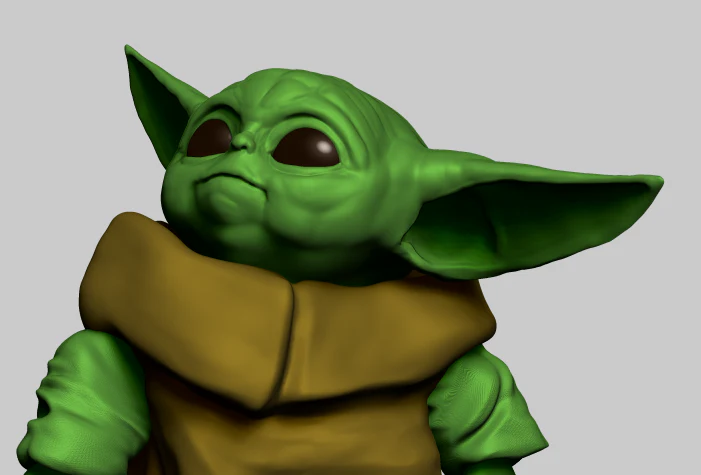 Baby Yoda Eating Frog - Image 2