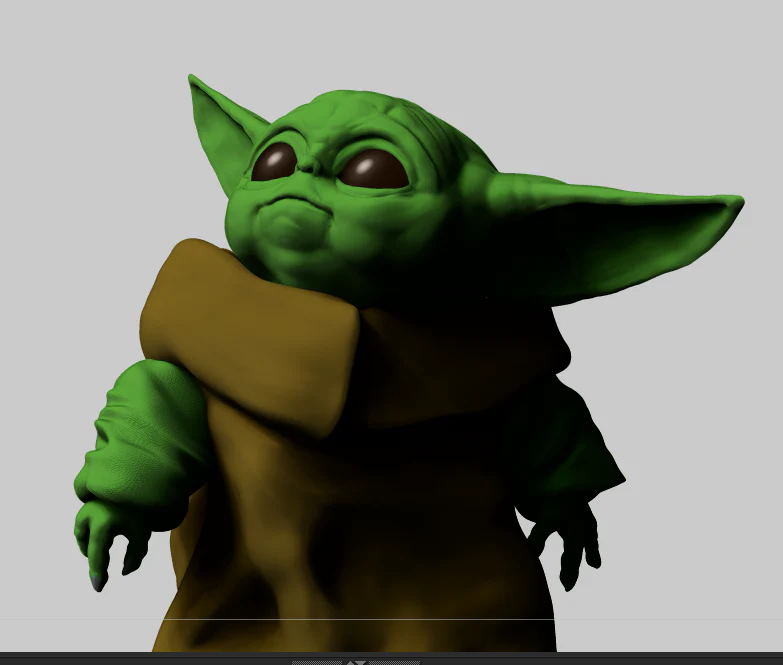 Baby Yoda Eating Frog - Image 3
