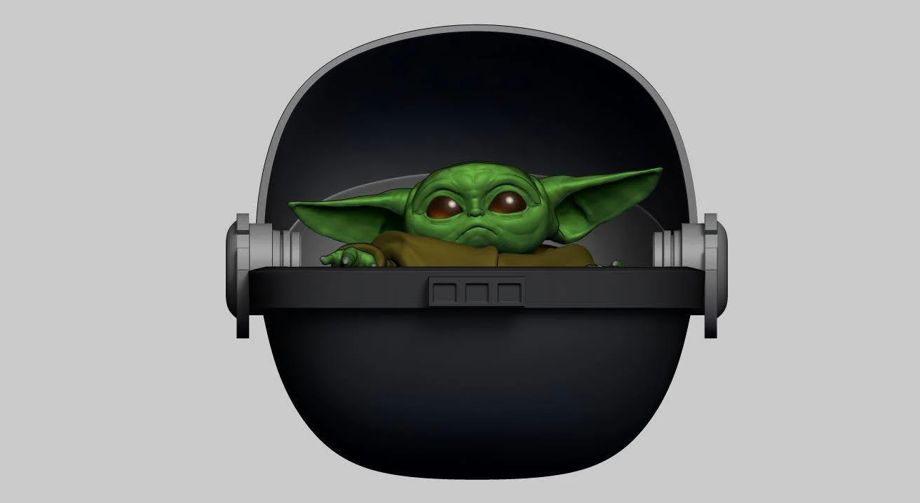Baby Yoda in Crib STL - Image 2