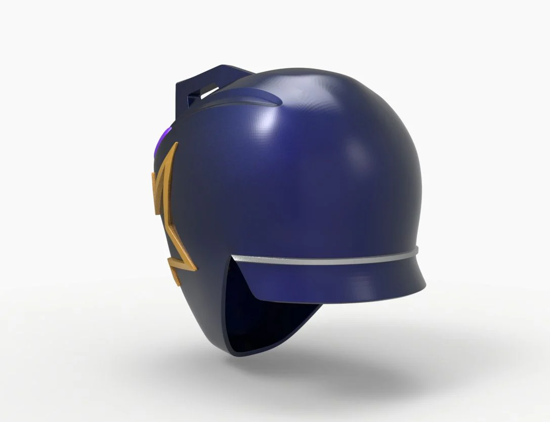 Black Dino Thunder Power Ranger Helmet STL - Image 8