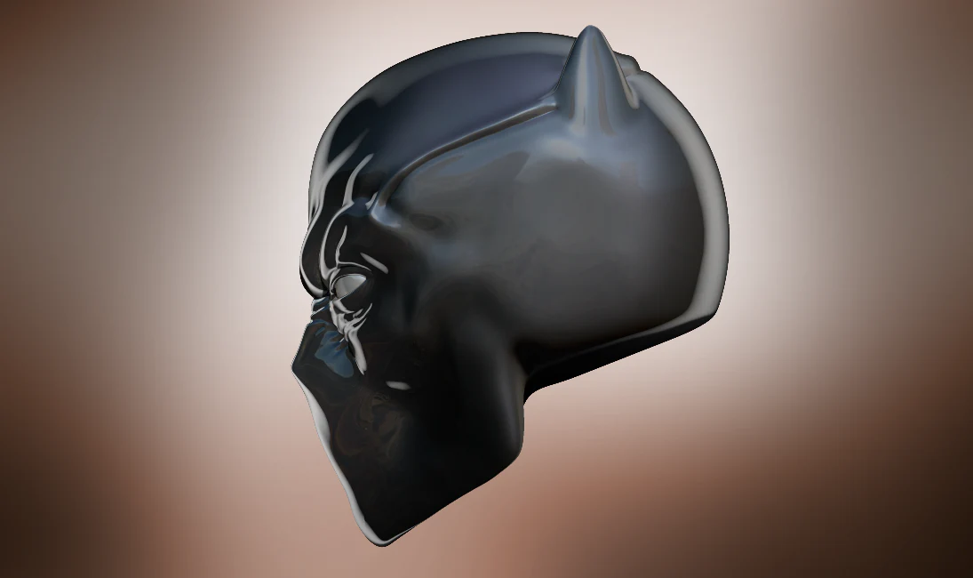 Black Panther Comic Mask - Image 2