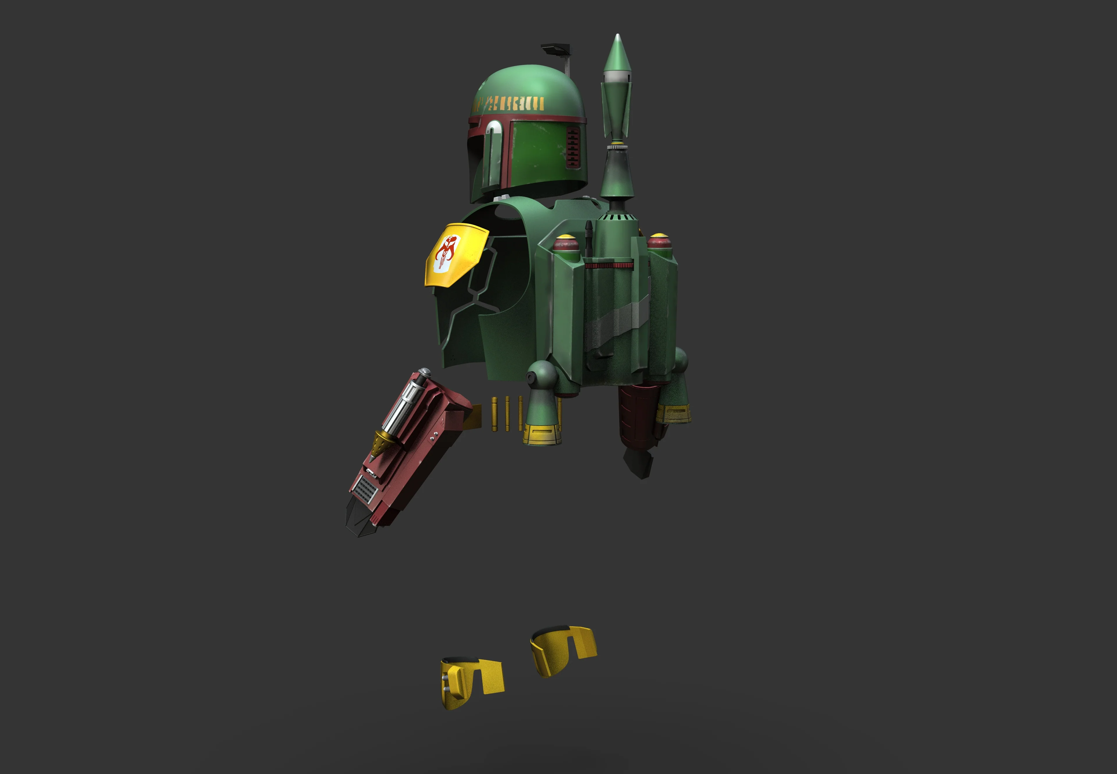 Boba Fett Armor STL- Book of Boba Fett - Image 6