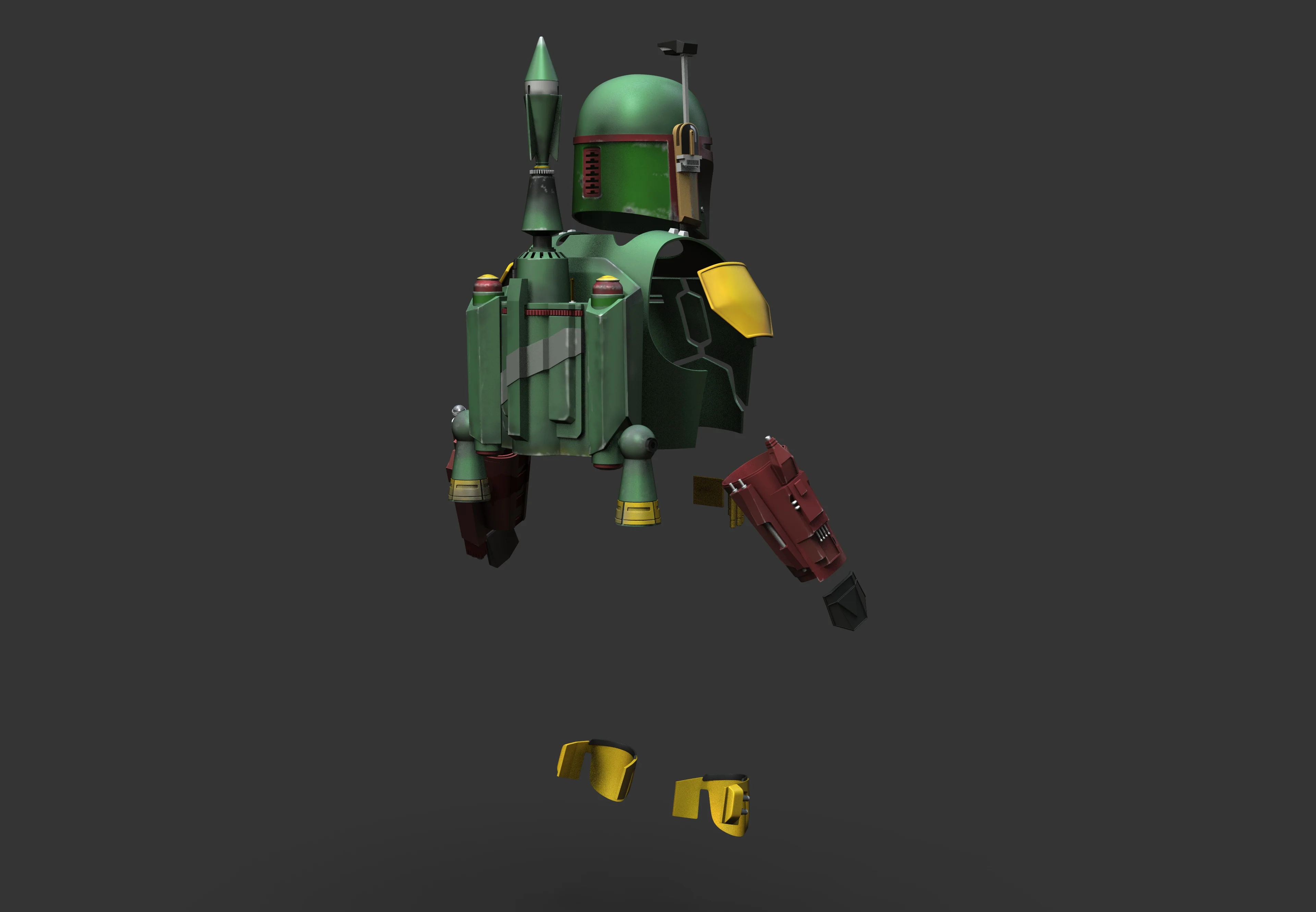 Boba Fett Armor STL- Book of Boba Fett - Image 7