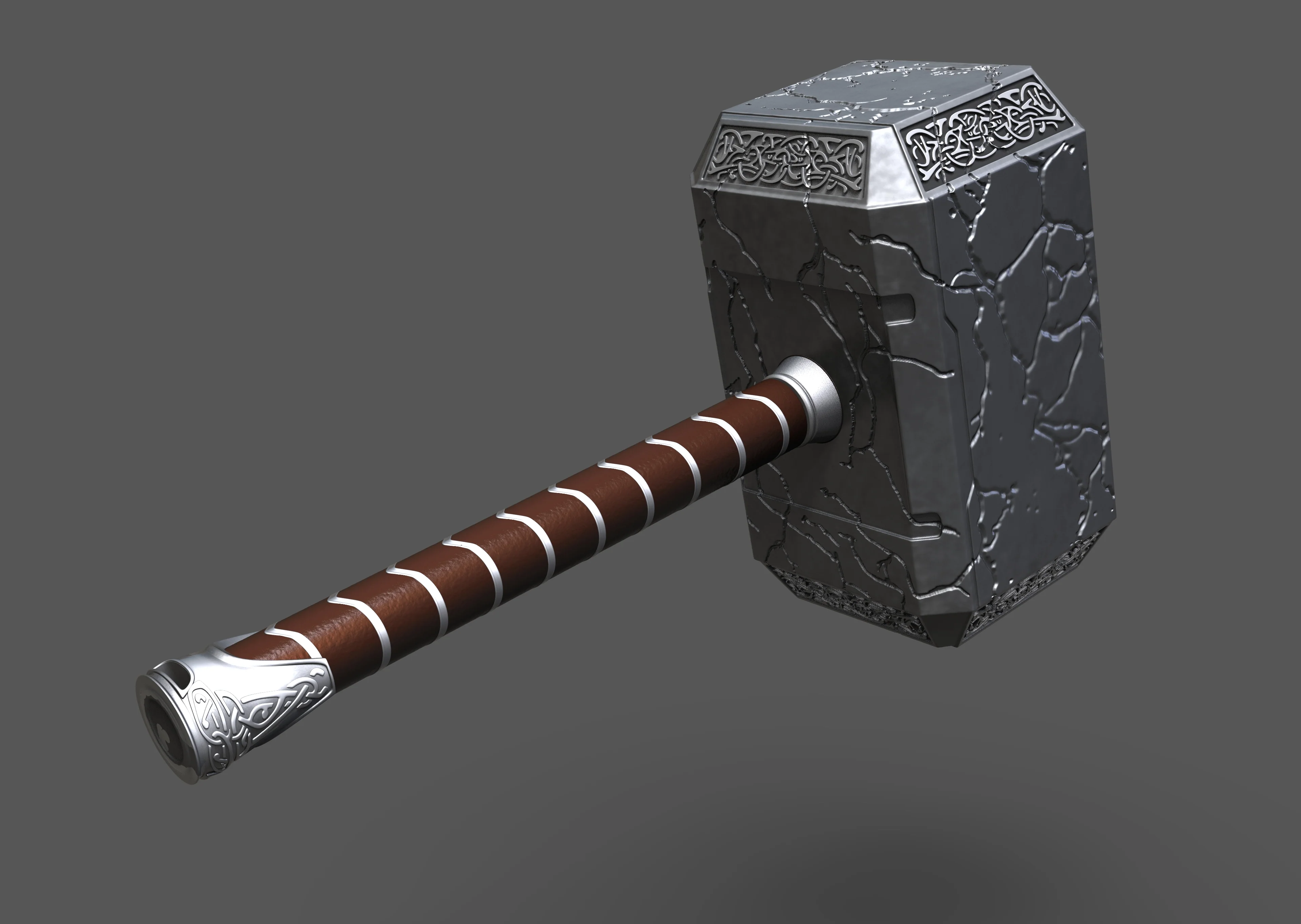 Broken Mjolnir STL- Thor Love and Thunder - Image 7