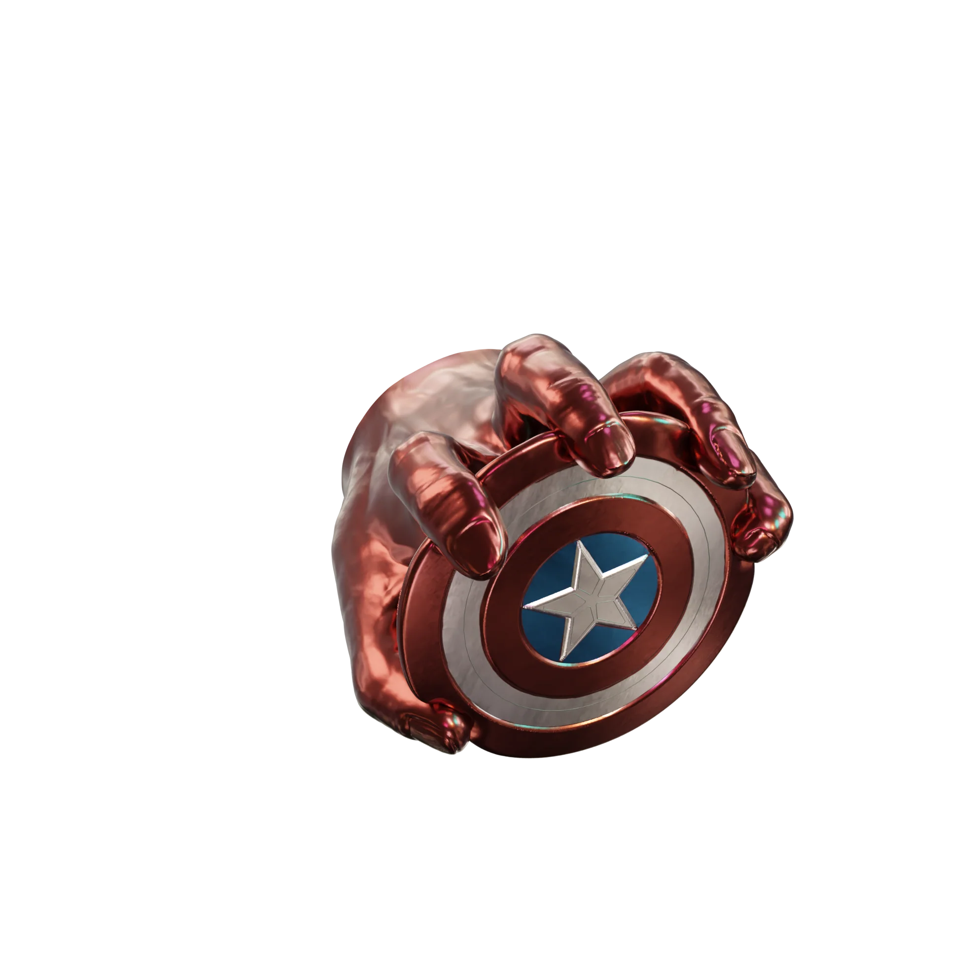 Captain America Shield Red Hulk Wall Display - Image 6