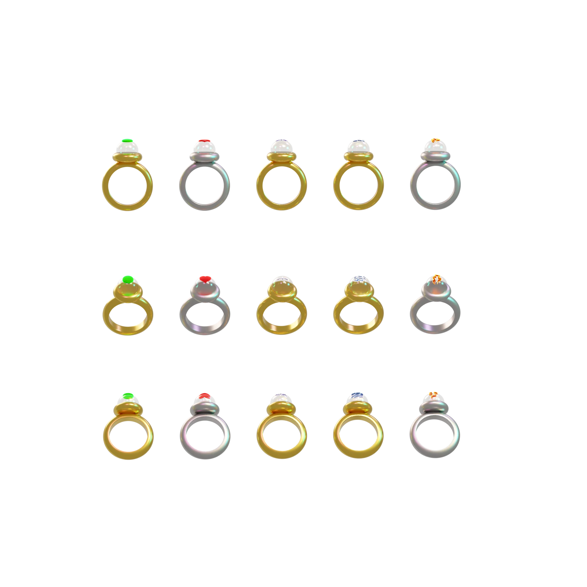 Captain Planet Ring Collection
