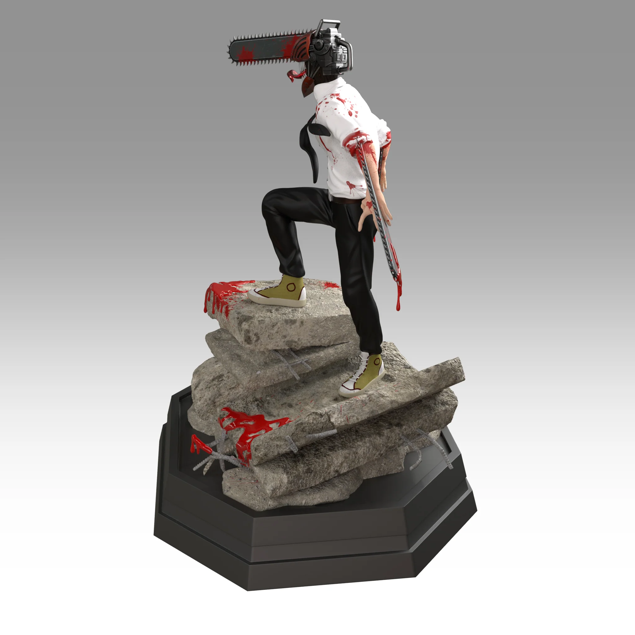 Chainsawman Statue STL - Image 2