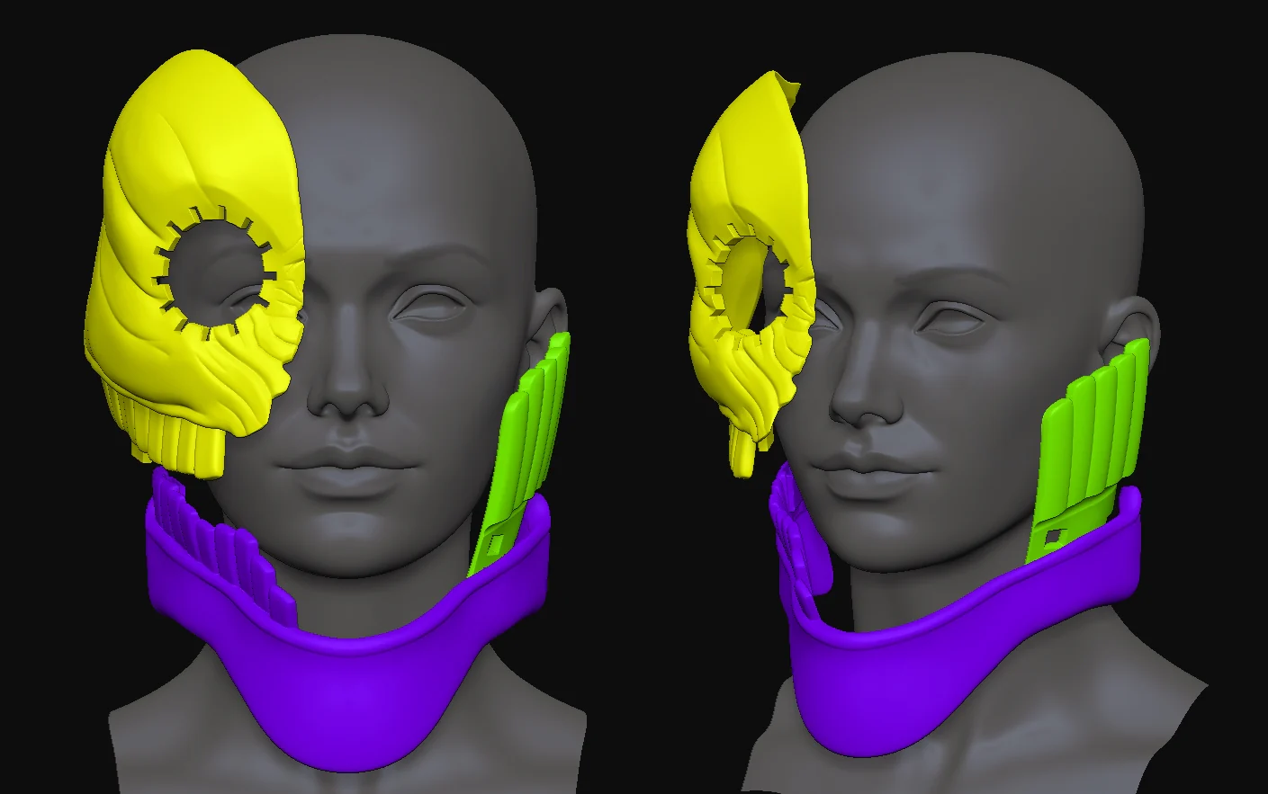 Dandadan Acrosilk Masks Full and Half Versions - Image 2