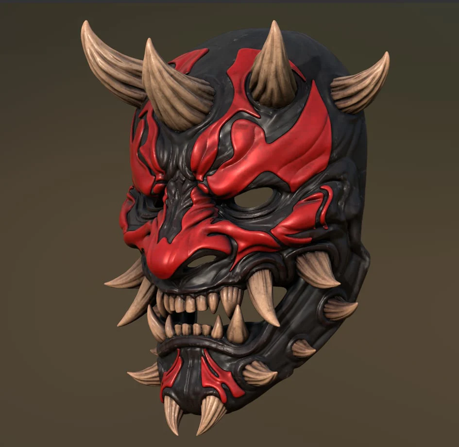 Darth Maul Menpo Mask - Image 3