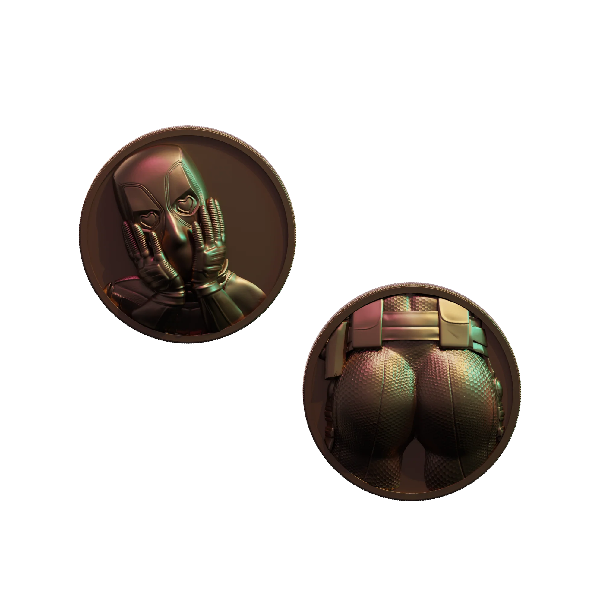 Deadpool Butt Coin