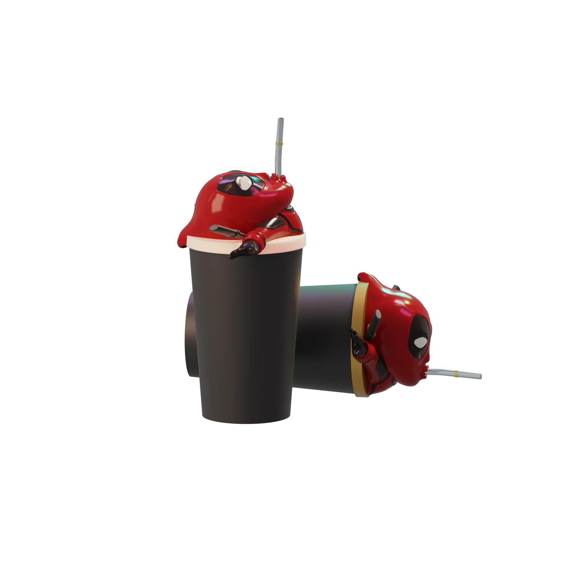 Deadpool Soda Can Cup - Image 2