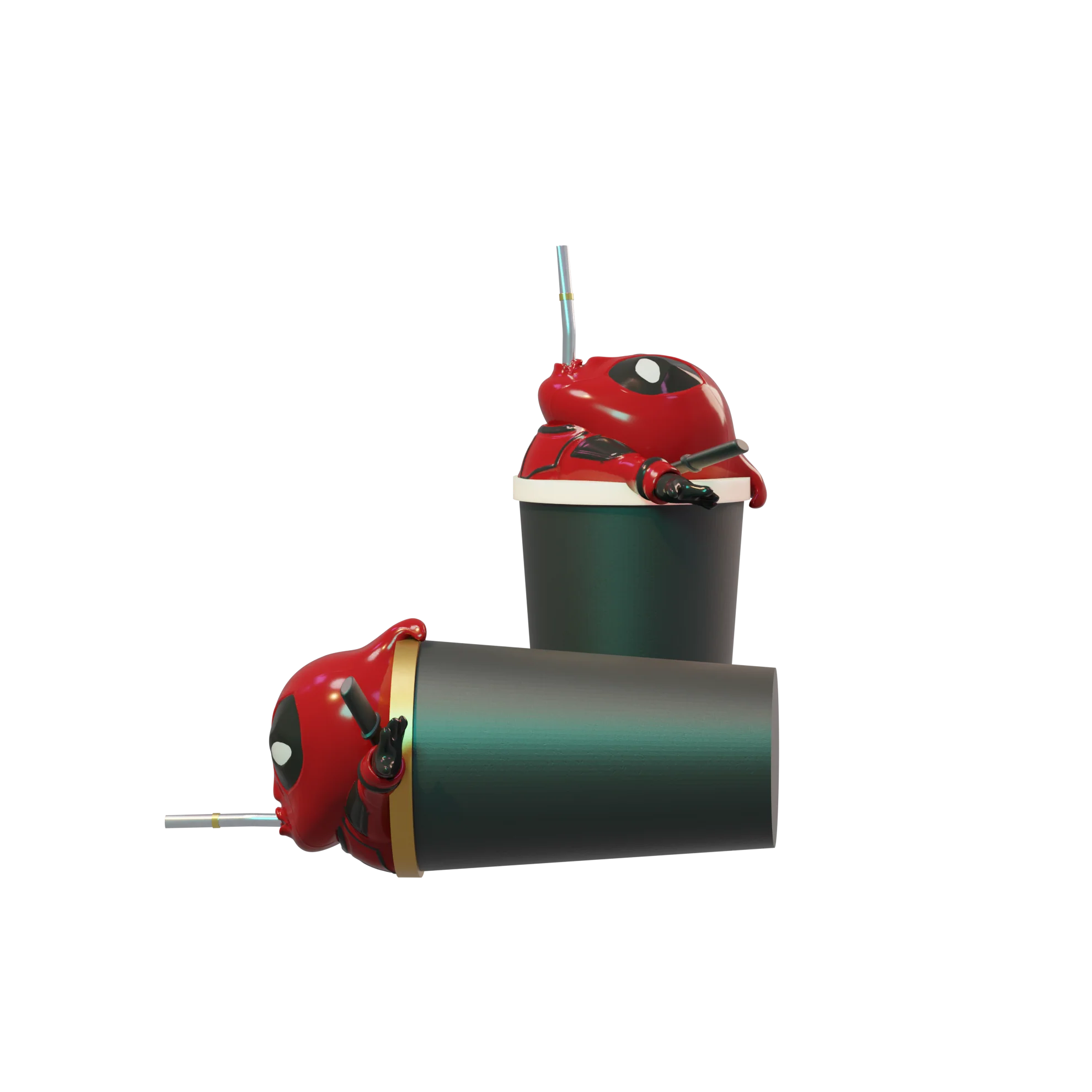 Deadpool Soda Can Cup - Image 3