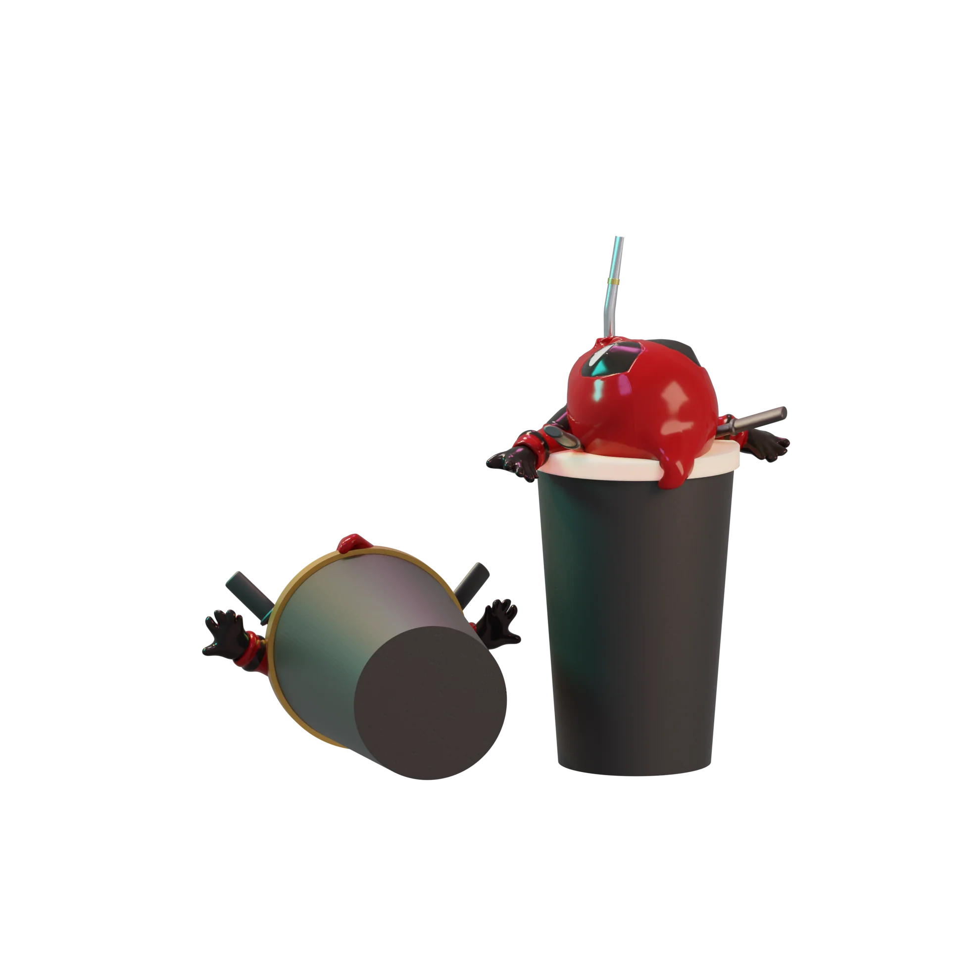 Deadpool Soda Can Cup - Image 4