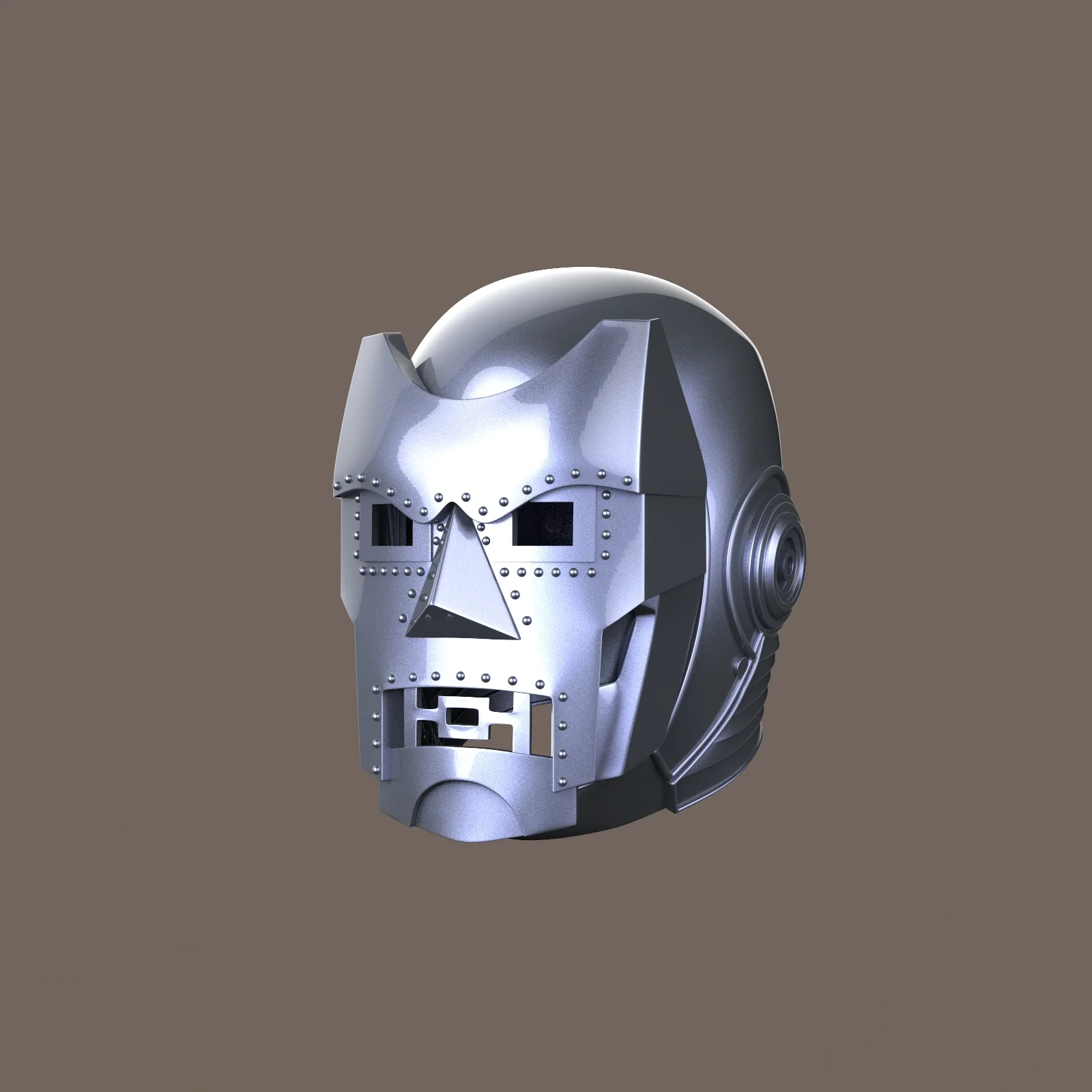 Dr Doom Helmet - Image 8