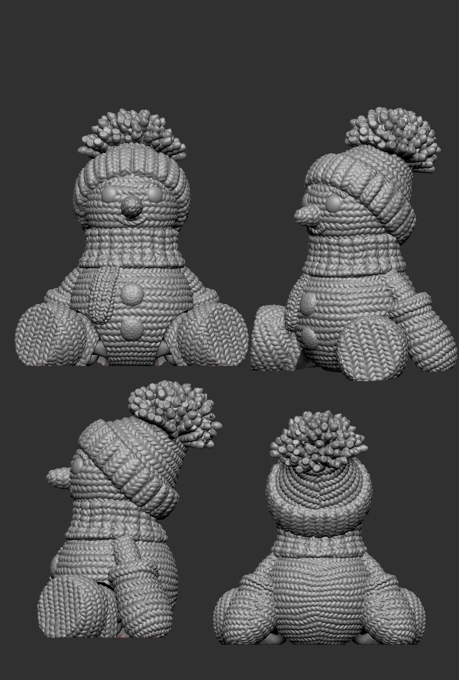Flexi Crochet Snowman - Image 2