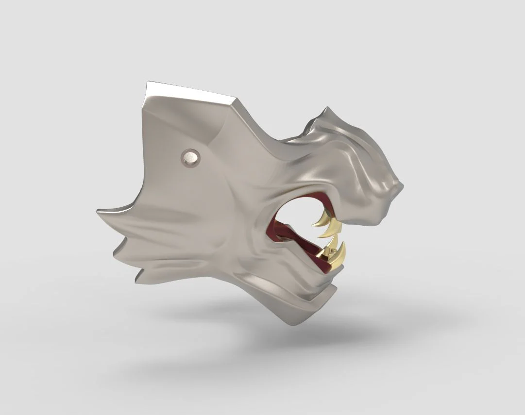 Ghost of Tsushima Wolf Oni Mask - Image 2