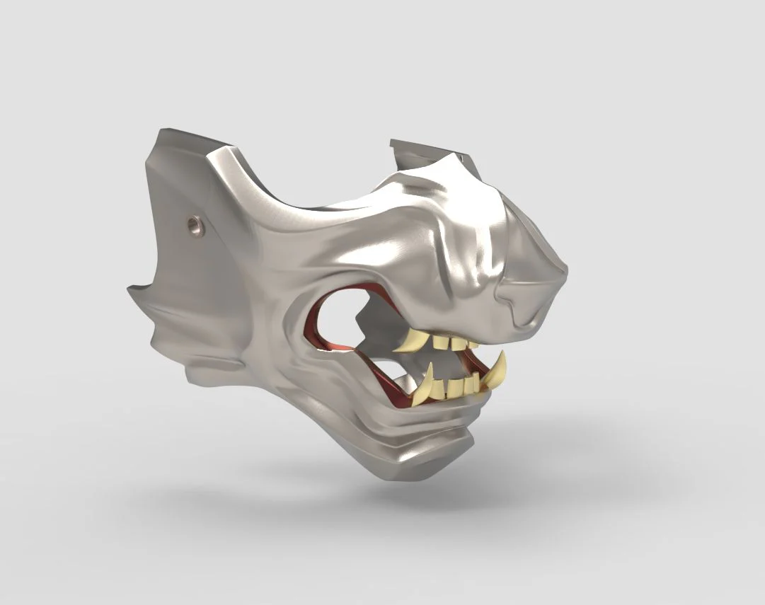 Ghost of Tsushima Wolf Oni Mask - Image 3
