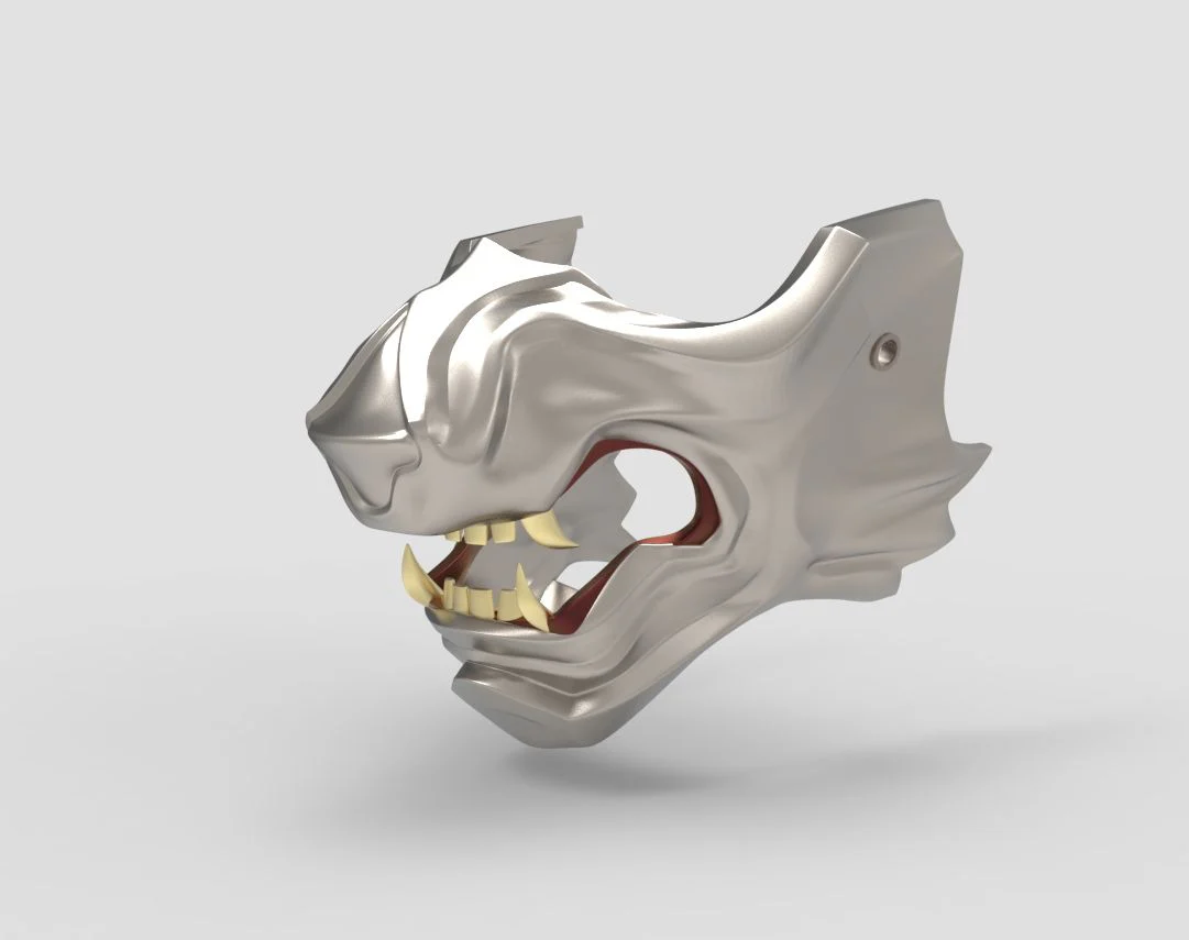 Ghost of Tsushima Wolf Oni Mask - Image 5
