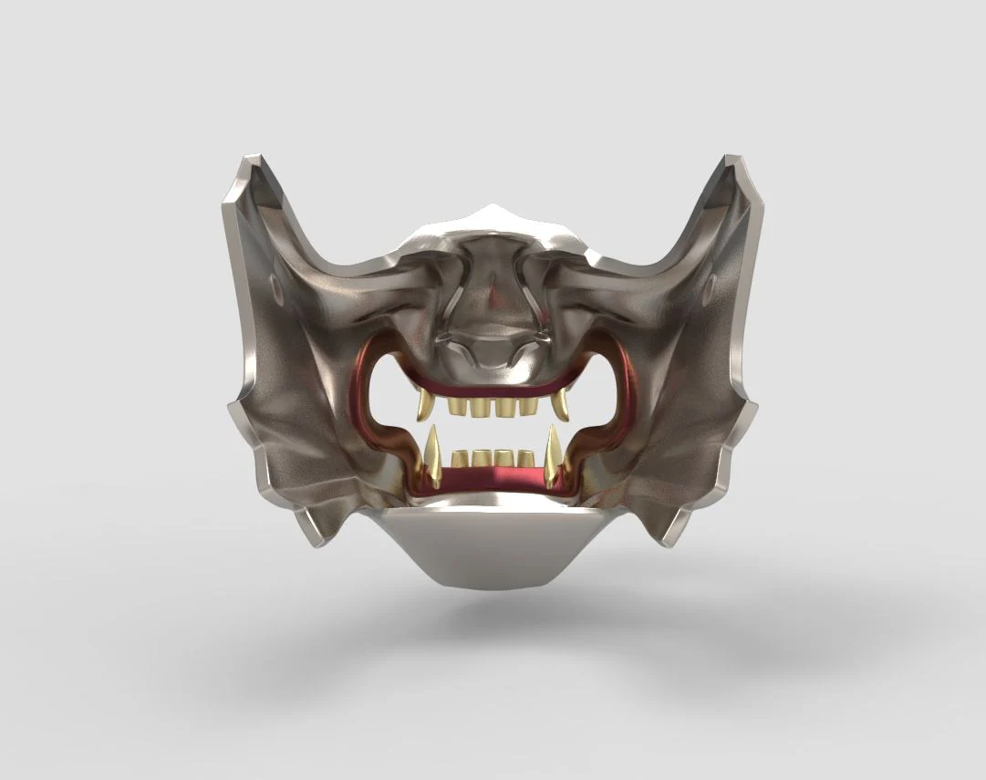 Ghost of Tsushima Wolf Oni Mask - Image 8