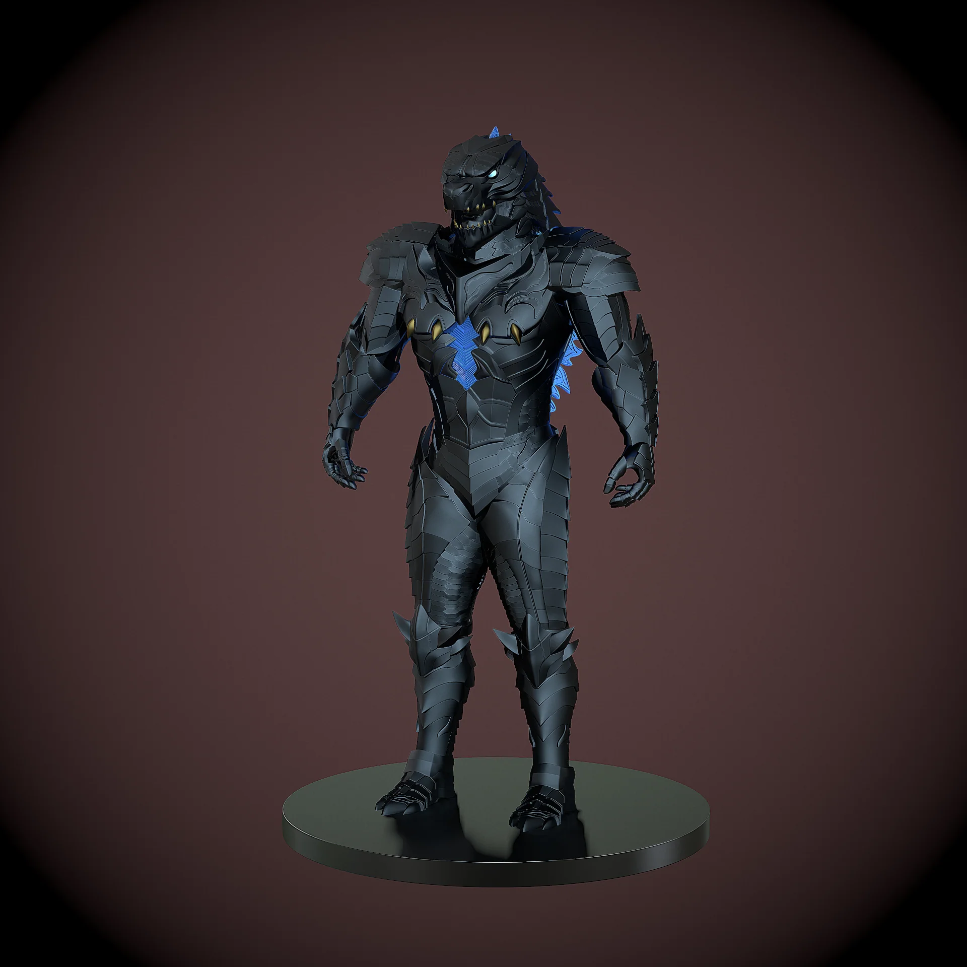 Godzilla Armor 3d Printed Armor STL - Image 11