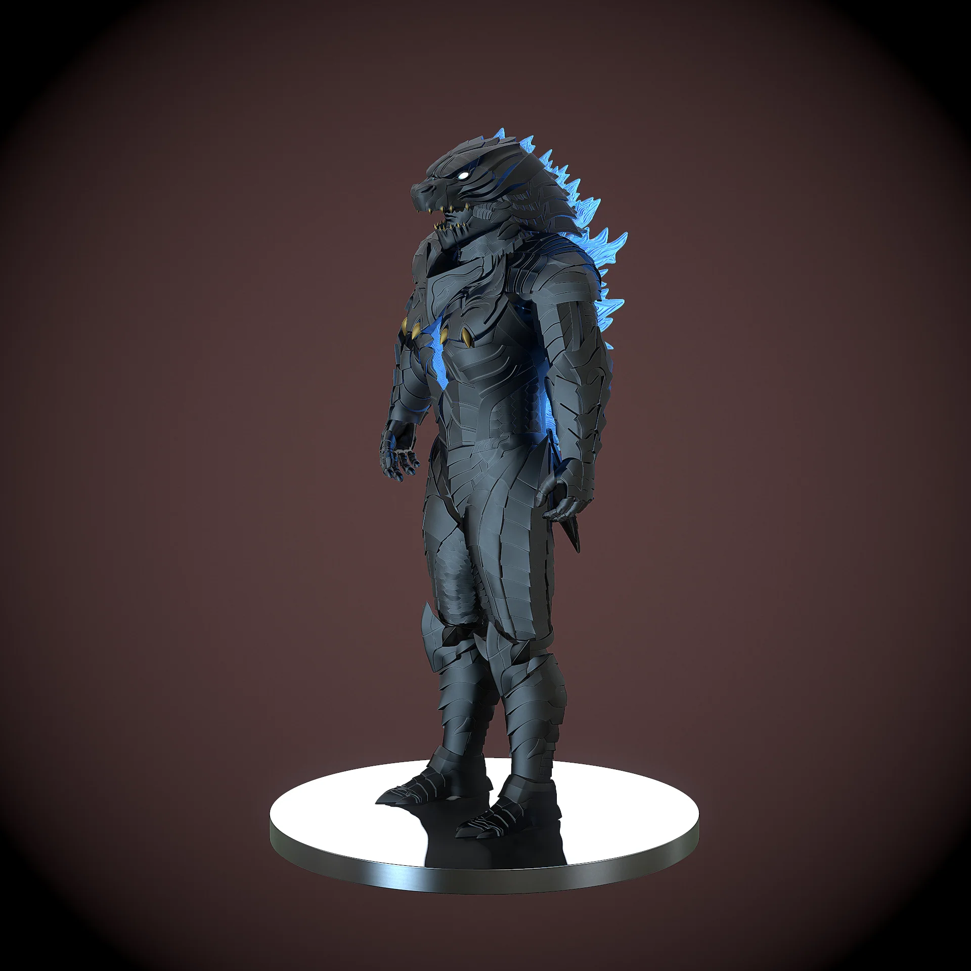 Godzilla Armor 3d Printed Armor STL - Image 5