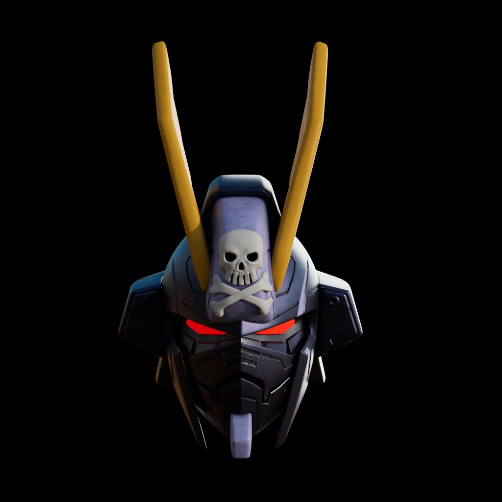 Gundam Crossbone Helmet - Image 6