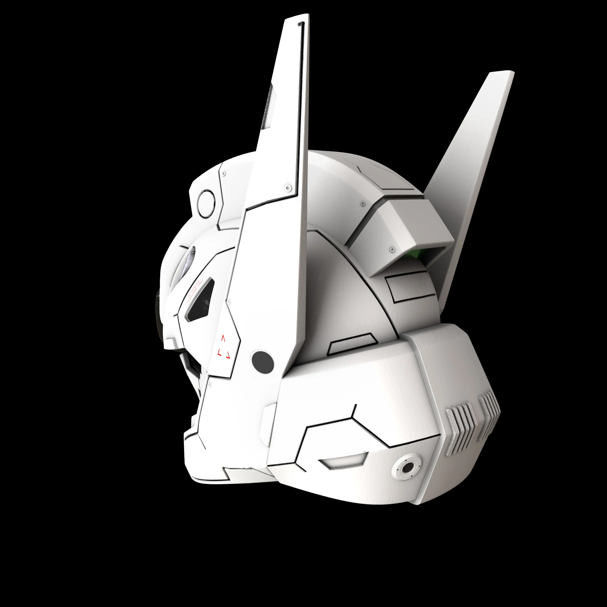 Gundam Lfrith Helmet STL - Image 4