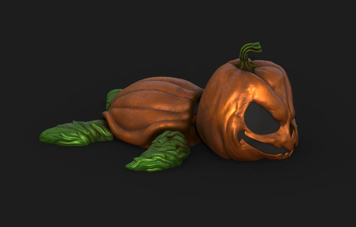Halloween Turtle Jack O Lantern - Image 3