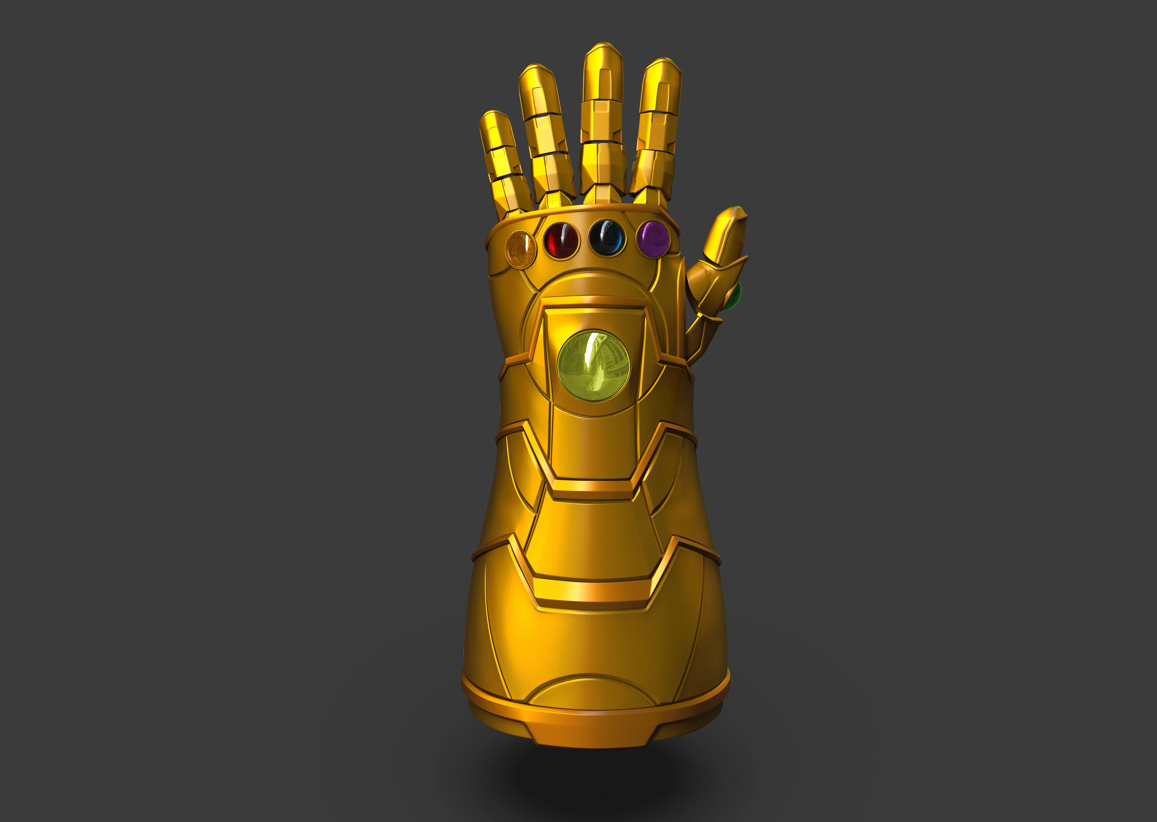 Infinity Gauntlet Comic Style STL