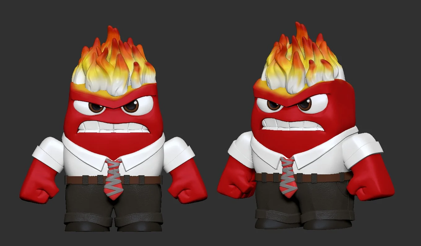 Inside Out Anger Flexi Toy - Image 3