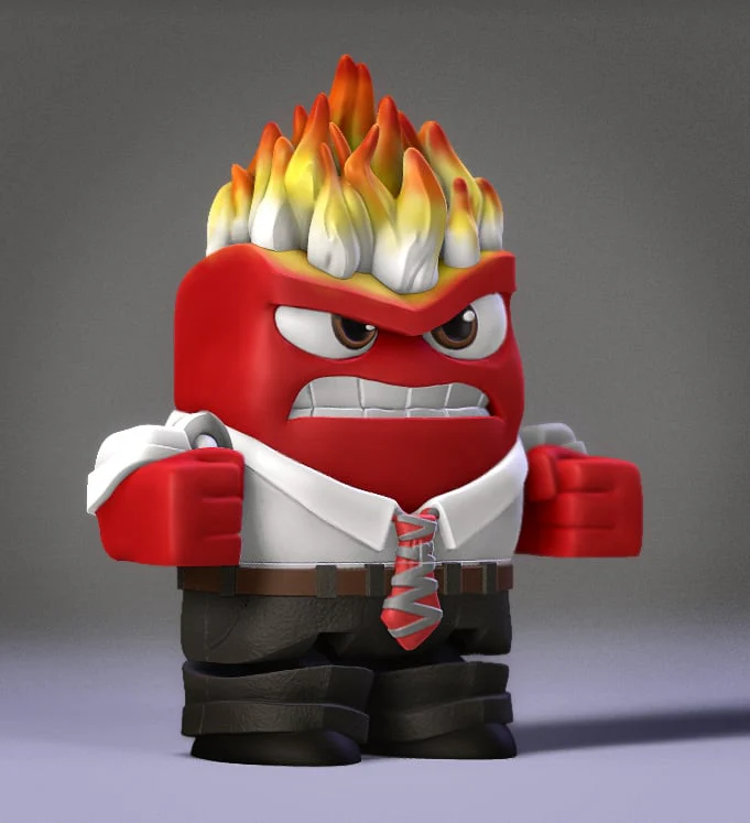 Inside Out Anger Flexi Toy - Image 4