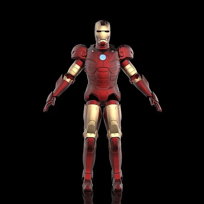 Iron Man MK3 with Battle Damage and Tech Chest - Image 3