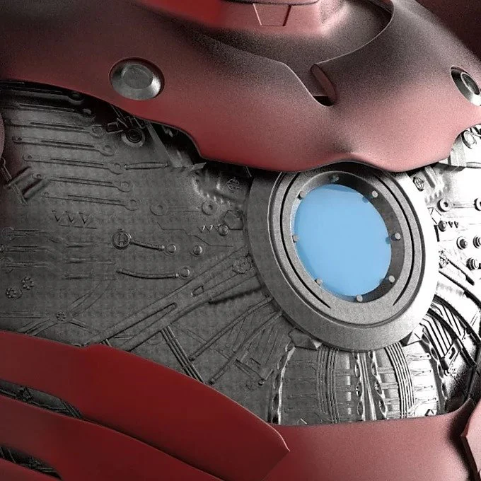 Iron Man MK3 with Battle Damage and Tech Chest - Image 4