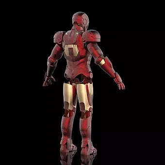 Iron Man MK3 with Battle Damage and Tech Chest - Image 5