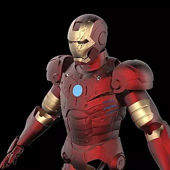 Iron Man MK3 with Battle Damage and Tech Chest - Image 6