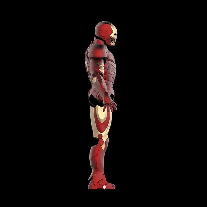 Iron Man MK3 with Battle Damage and Tech Chest - Image 7