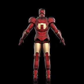 Iron Man MK3 with Battle Damage and Tech Chest - Image 8