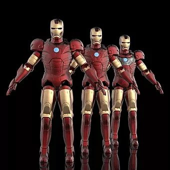 Iron Man MK3 with Battle Damage and Tech Chest - Image 9