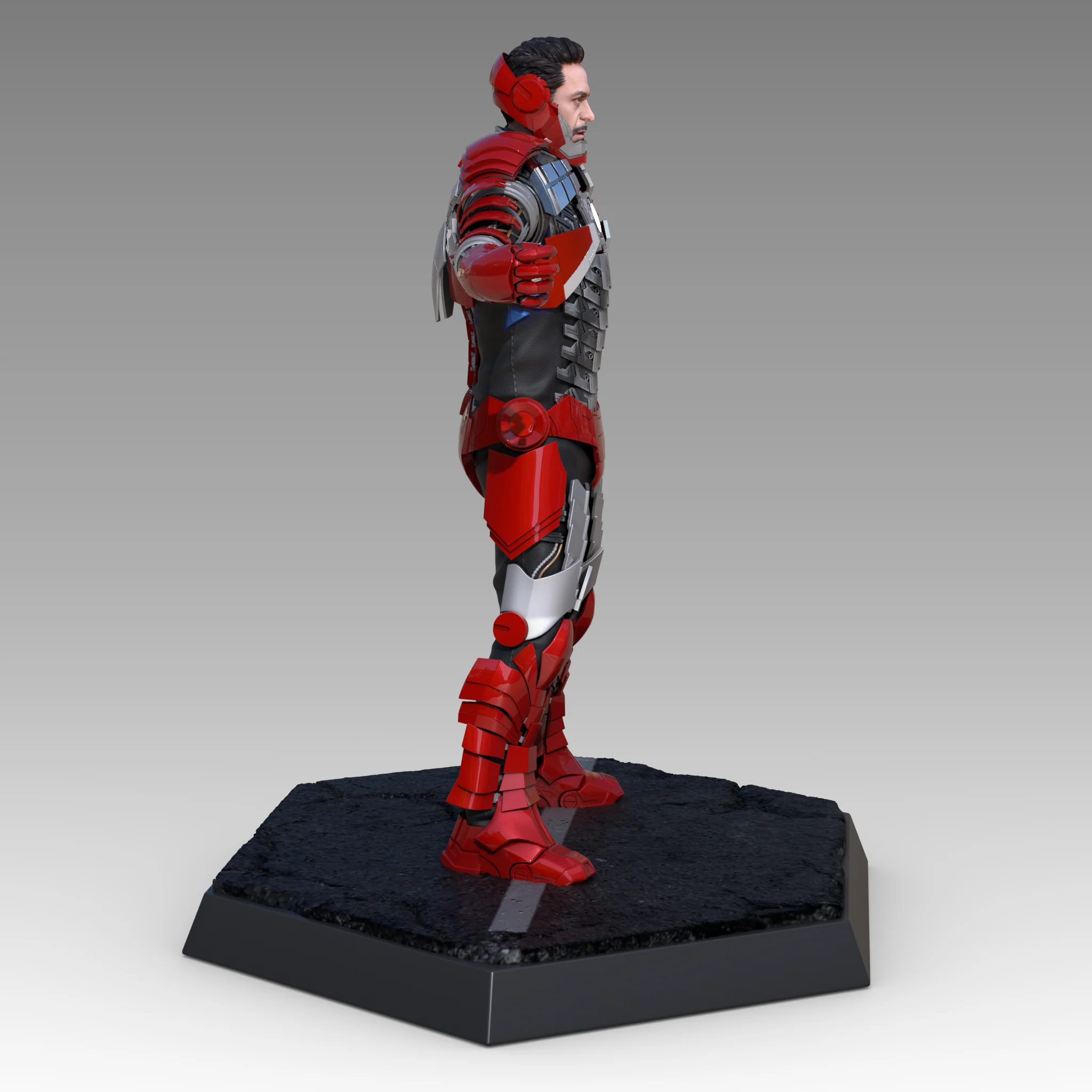 Iron Man MK5 Statue STL - Image 2
