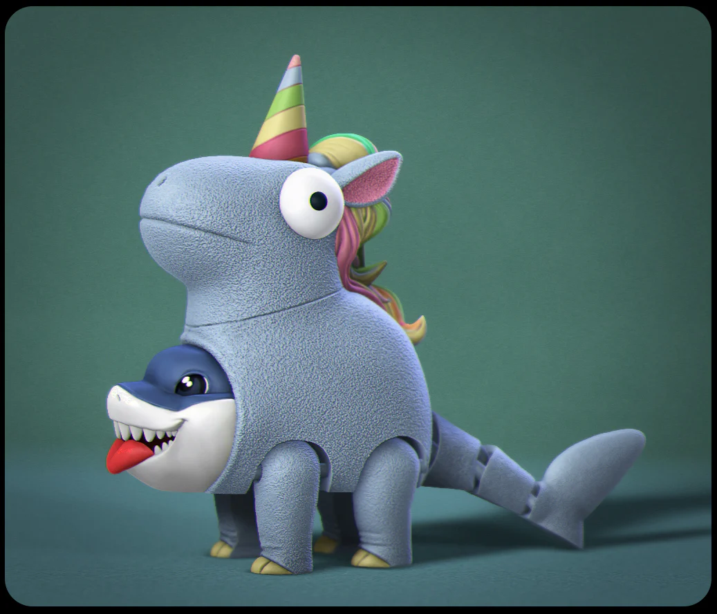 Jeff the Land Shark Unicorn - Image 3