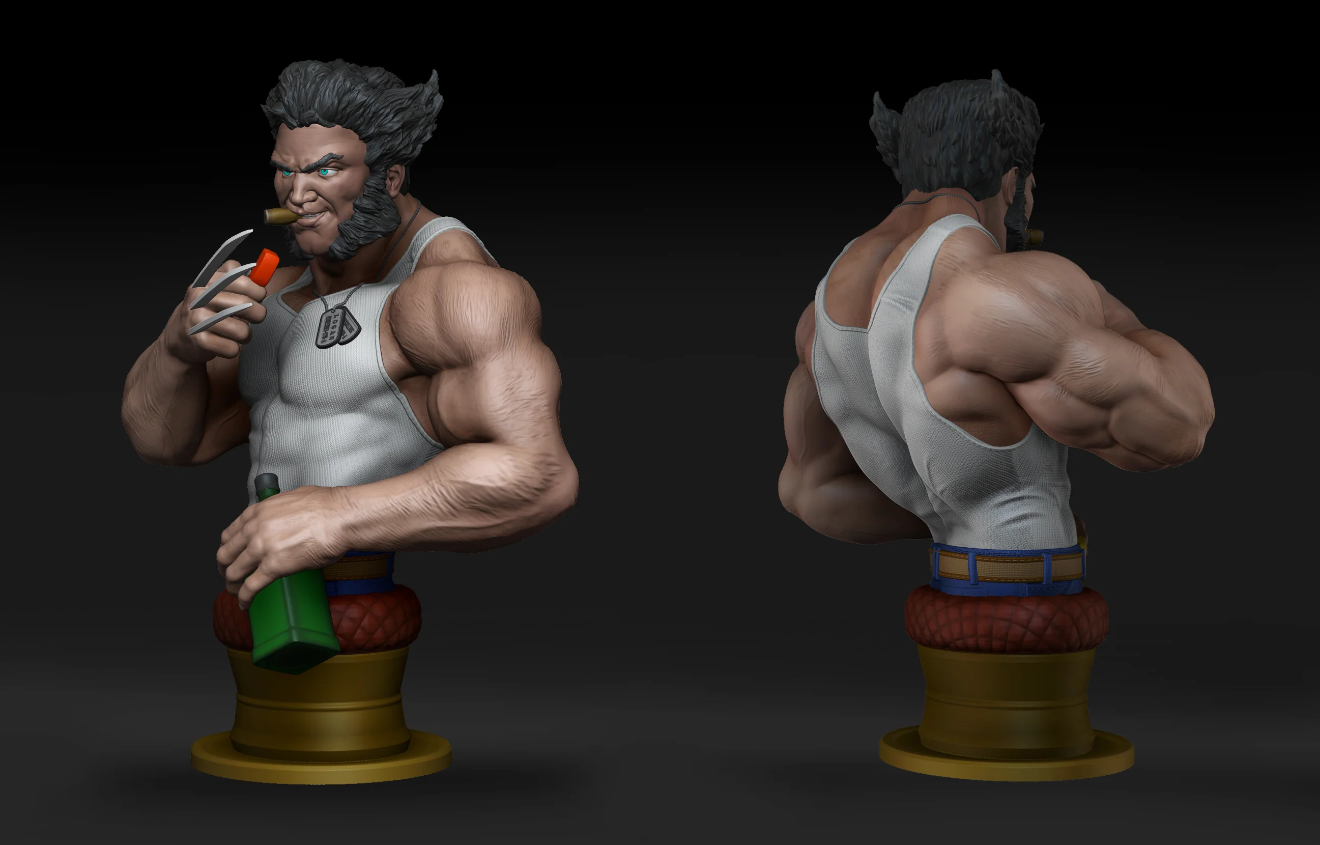 Logan Bust STL - Image 2