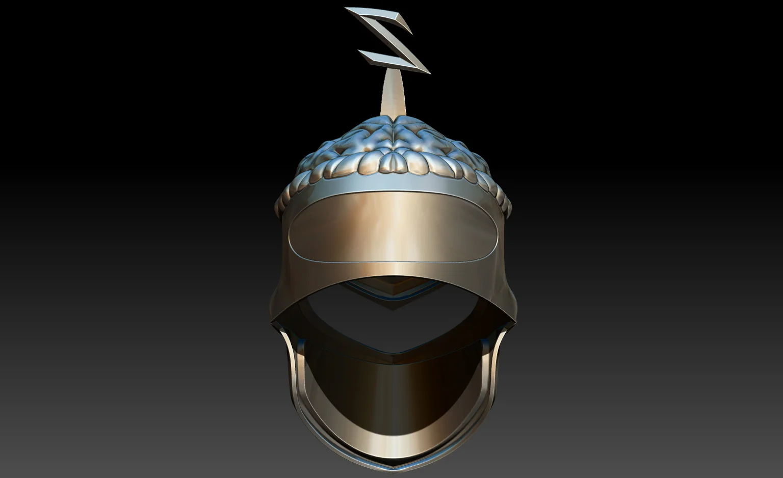 Lord Zedd Helmet STL - Image 4