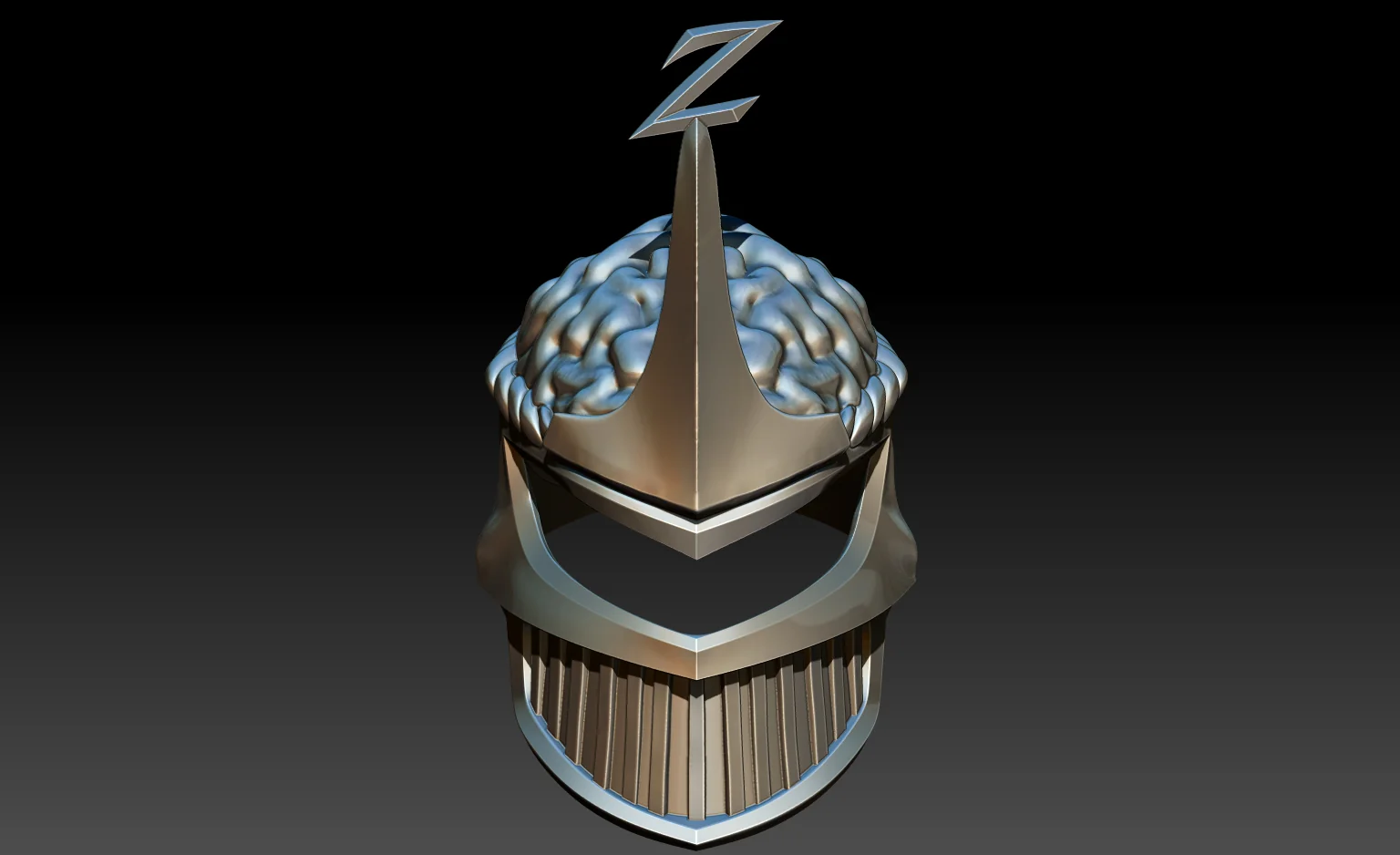 Lord Zedd Helmet STL - Image 6