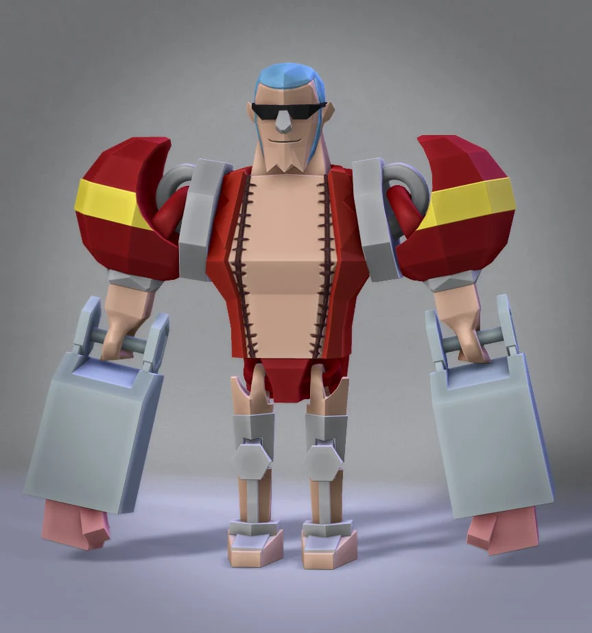 Low Poly Flexi Franky - Image 2