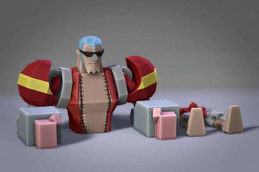 Low Poly Flexi Franky - Image 3