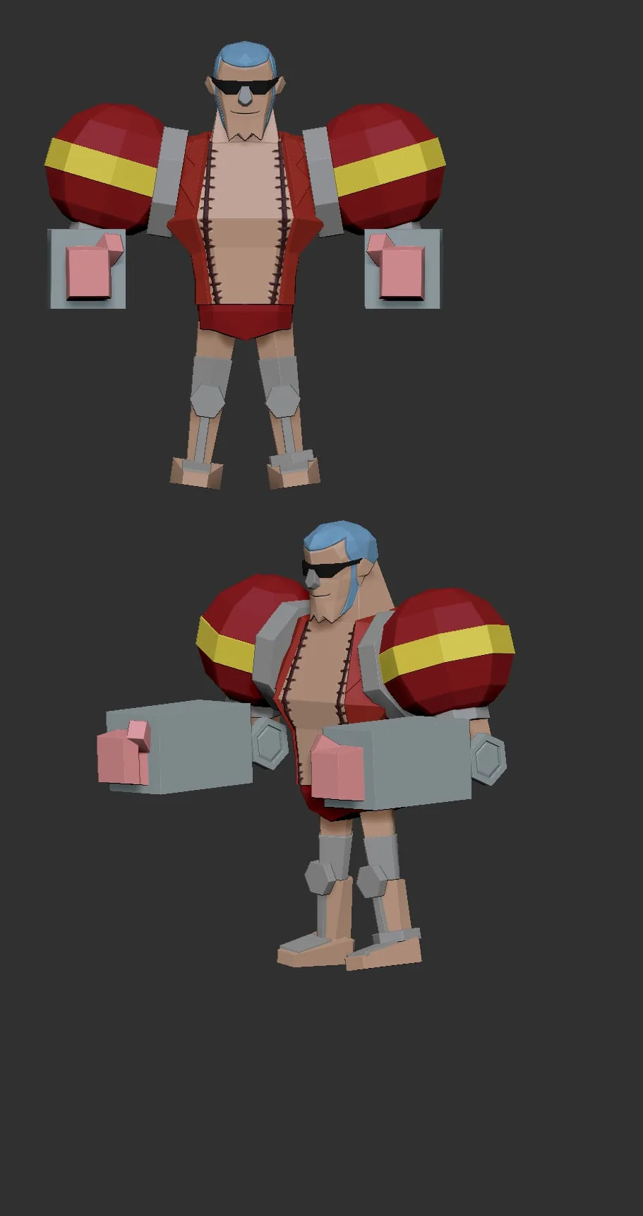 Low Poly Flexi Franky - Image 4