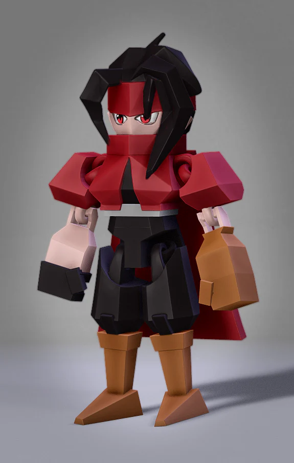 Low Poly Flexi Vincent Valentine - Image 3