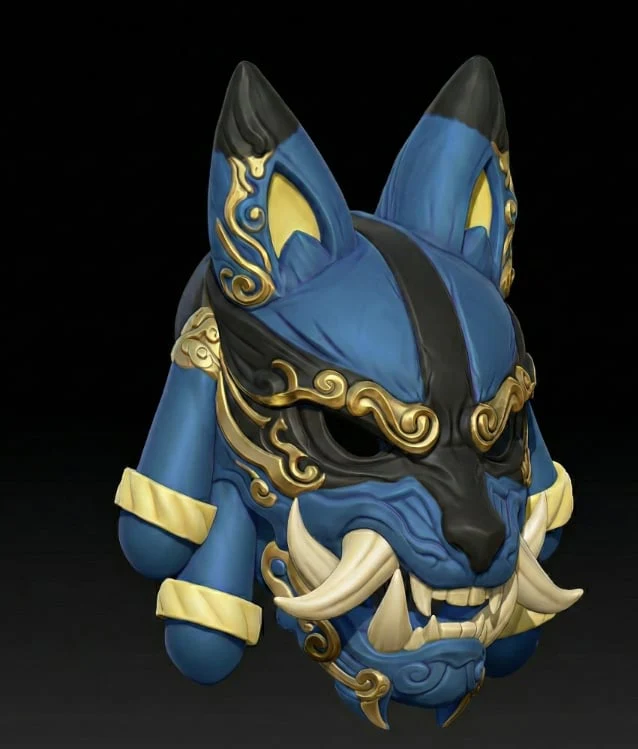 Lucario Menpo Mask - Image 2